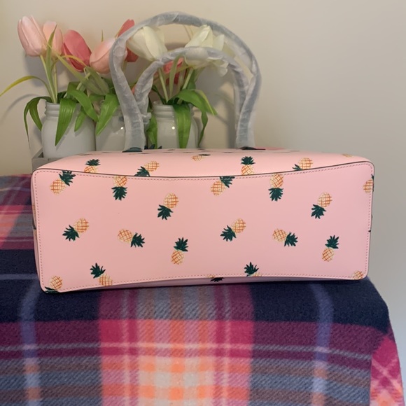 Nwt Kate spade Marlee pineapples printed tote bag - Picture 8 of 9